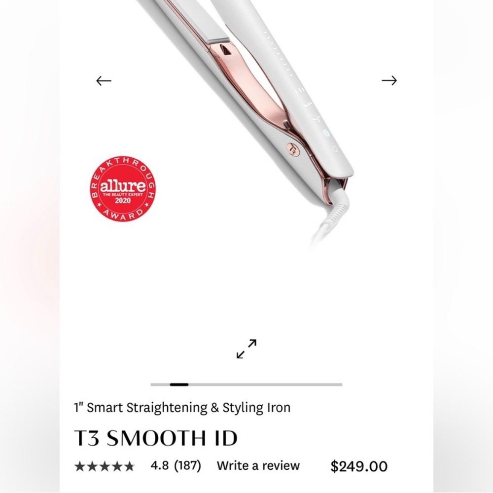 T3 luxury rapid Hair straightner